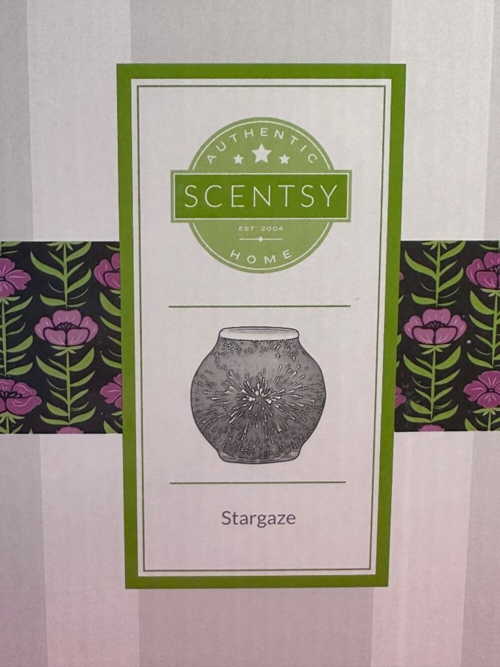 Scentsy Stargaze Wax Warmer With Multicolor 3D Light Display Authentic Home Deco
